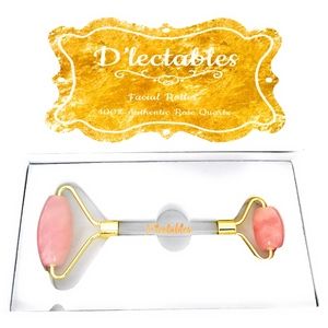 Rose Quartz Facial Roller in Goody Box
